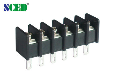 China Right Angle Barrier Terminal Block, 300V 15A Pitch 7.62mm Power
