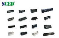 9.525mm PBT Barrier Terminal Block 300V PCB Fixing Screw Connector