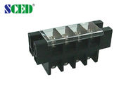 Plastic Cover 180A Panel Mount Terminal Block 21mm Perforation