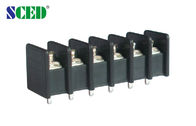 Black Barrier Type PCB Terminal Blocks 7.62mm Pitch , 300V 2P - 22P with UL, CE