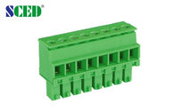 3.81mm 300V Female Sockets Pluggable Terminal Block Connectors for PCB , Power Supply