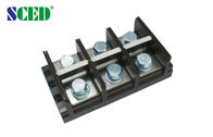 60.00mm 600V 500A  Barrier Panel Mount Terminal Block With Right Angle Wire Inlet