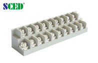 Steel / M3 Screw  7.62mm Screw Terminal Block With Pins 300V 15A