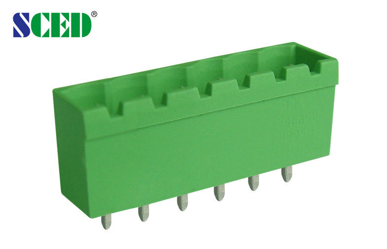 Pitch 5.08mm plug in terminal block connector 2-24 Poles Green Plastic Male Part