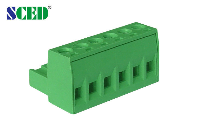 18A 5.08mm Female Plug In Terminal Block Connector For Server Site