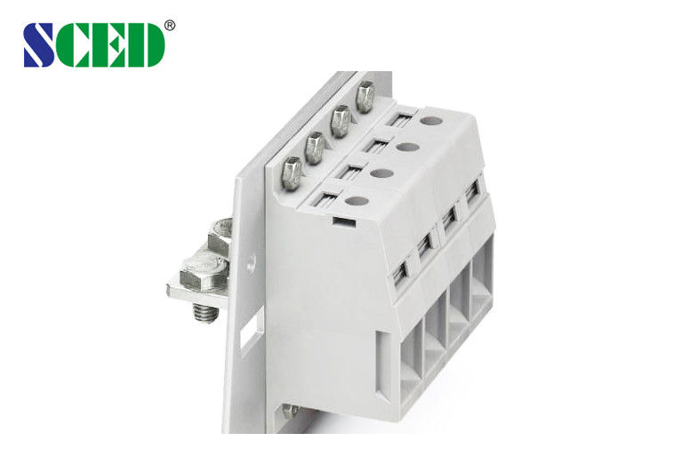 Right Angle Wire Through Panel Terminal Blocks Connector 230A Pitch 25.0mm