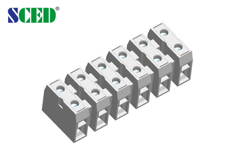 30A Feed Through Terminal Block Electrical Pitch 12.00mm UL CE