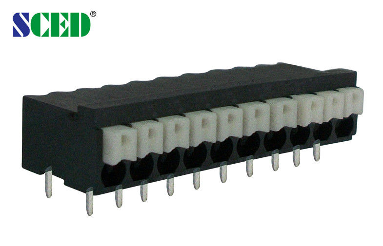 3.50mm 10A Spring Terminal Block For PCB Switch Elevator 2 Pole - 28 Pole