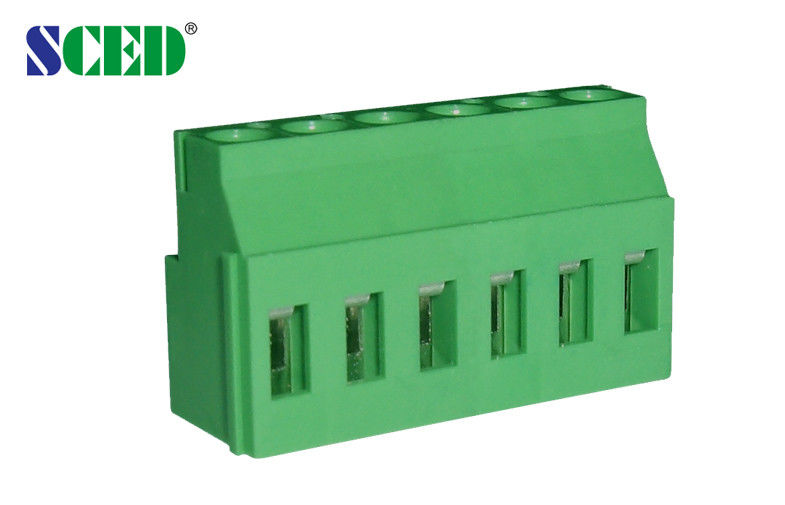 Vertical Wire Inlet  5.08mm  10A  PCB Terminal block   Stackable Type Green