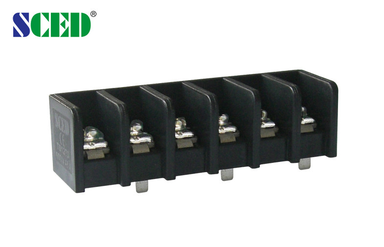 Barrier Terminal Block Pitch 12.70mm 600V 50A 2 16P Power Terminal Block