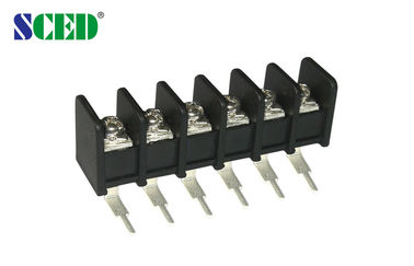2-32 Poles Electrical Terminal Block Pitch 8.25mm 300V 20A PBT Brass