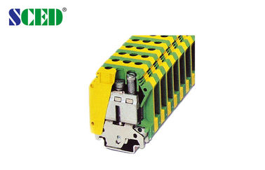 Rail Mounted Terminal Blocks , 15.2mm Rail Terminal Connectors