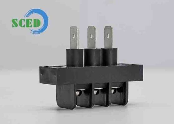 2 to 24 Poles Barrier Connecting Block Featuring 2P to 24P Number of Contacts Designed for Electrical Circuit Connections