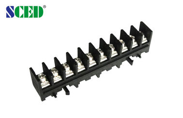 15A 10 Pin Insulated Barrier Terminal Block Electrical 7.62mm Pitch UL CE