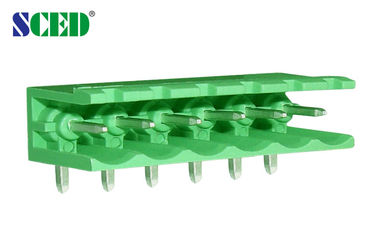 7.62mm Header Male Connector 300V 2 -16 way Plug In Type Terminal Connection