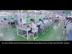 Production workshop and equipment for terminal block