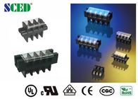 21mm Perforation Feed Through 180A Panel Mount Terminal Block With Plastic Cover