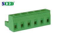 Single Level Plug In Terminal Block Brass Female Connectors Pitch 7.62mm