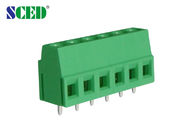 5.08mm Pitch PCB Terminal Block 300V 10A M3 2-24 Poles Green Color