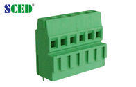Green Terminal Block Connector 300V/10A M3 Screw 6-7mm Stripping Length 12-26AWG
