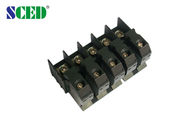 Electrical Feed Through 85A Terminal Block Connectors Brass Perforation 15mm M5