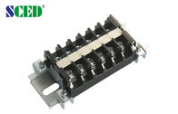 Plastic Single Level High Current Terminal Block 9.50mm Pitch , 600V 20A