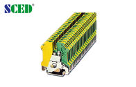 Power Distribution Din Rail Terminal Blocks / Wiring Terminal Connectors