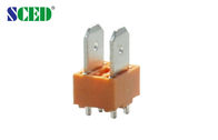 30A PCB Brass Terminal PA66 PCB Terminal Electrical Components Orange