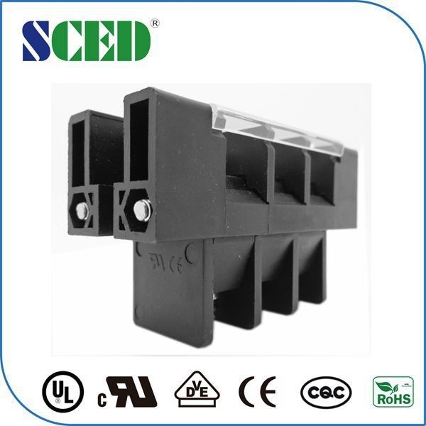 PC Black Wire Terminal Block 4 - 22 AWG For Medicine Equipment