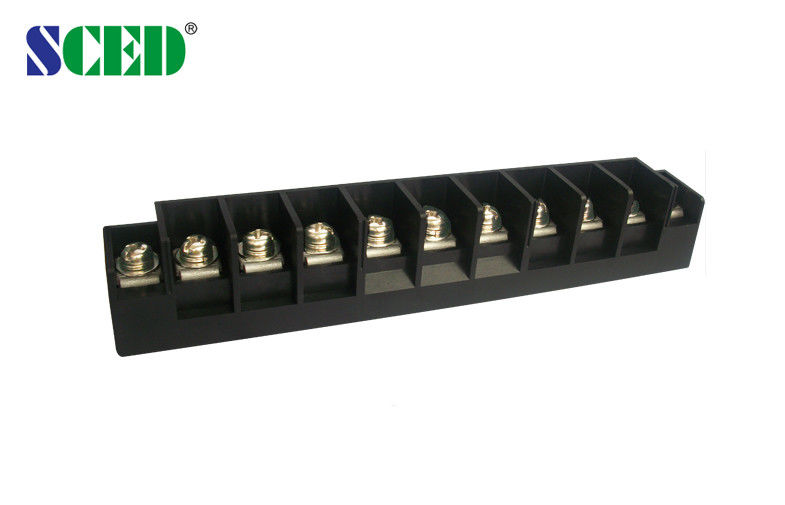 600v Plastic Barrier Terminal Block Connectors 11 Pin Barrier Strips 100A