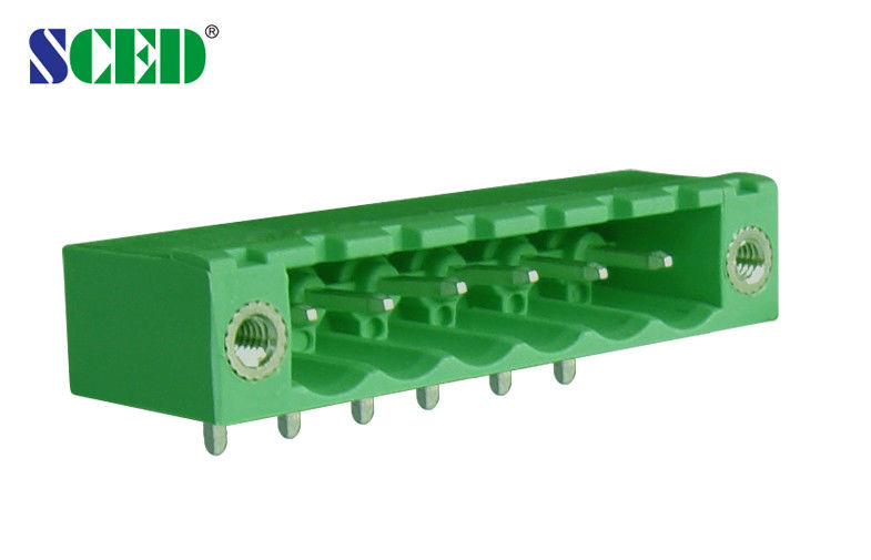 Male Sockets Plug In Terminal Block Pitch 5.08mm 300V/18A 2-22 Poles