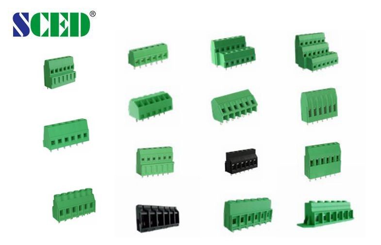 5.08mm 10A Double Levels PCB Terminal Block Green Nickel Plated