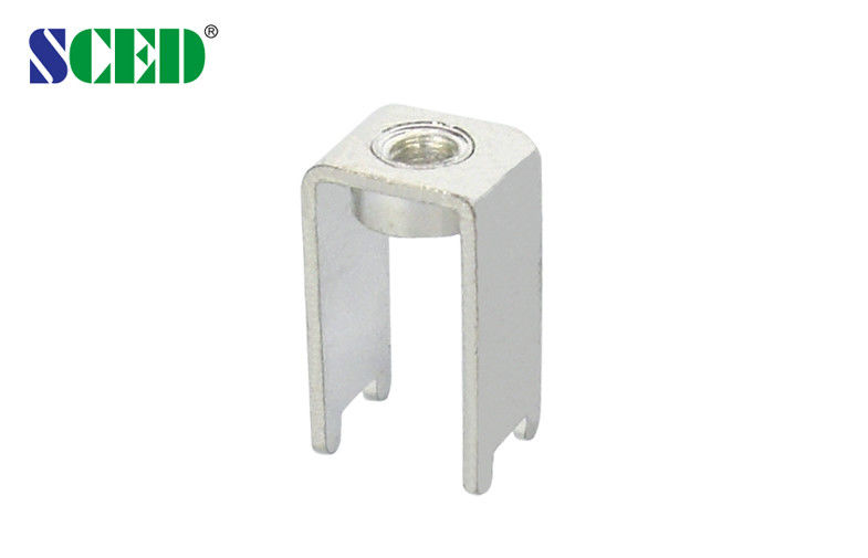 M5 Steel Screw Brass PCB Terminal Block 60A Electrical Components