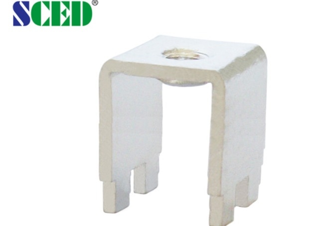 Brass Wire Terminal Connectors , ODM 75A M4 PCB Terminal Block