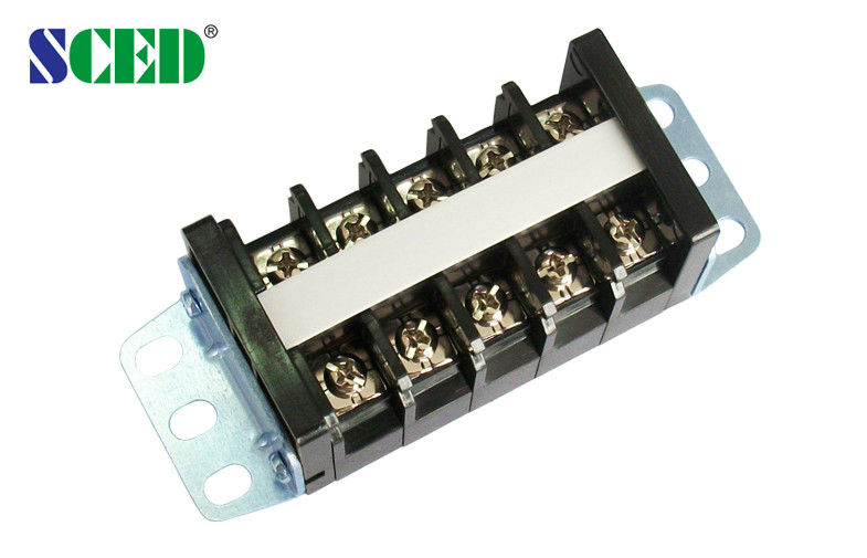 600V 30A Black PCB High Current Terminal Block For Server Site