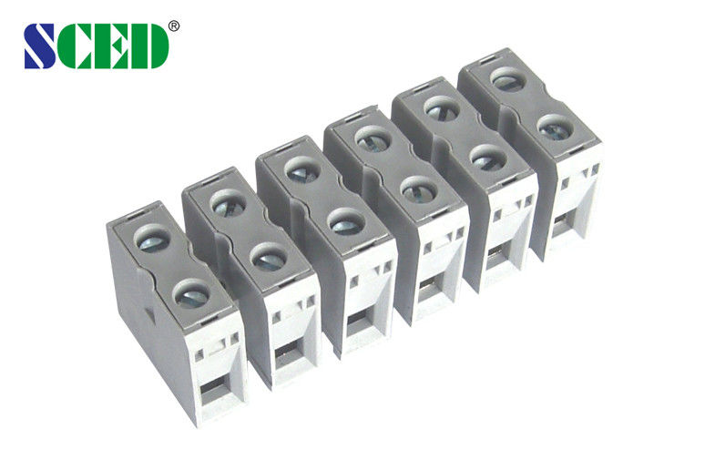 Pitch 10.1mm 600V 65A 2P-24P Through Panel Terminal Block for Electric Power