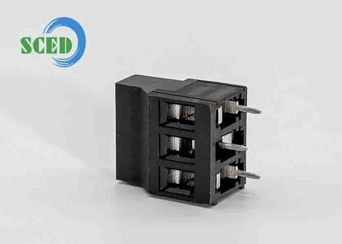 Brass PA66 PCB Terminal Block 5.08mm 300V 10A for Frequency Conversion