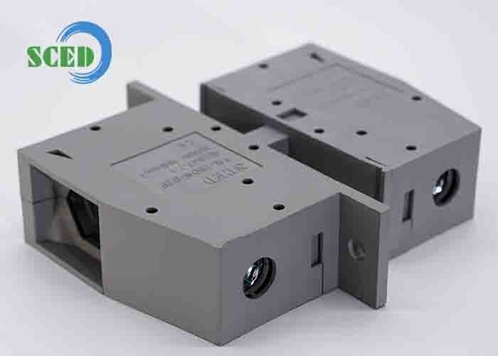 PA66 Copper 30.0mm Insulated Feed Through Terminal Blocks 600 Voltage For Industry Control