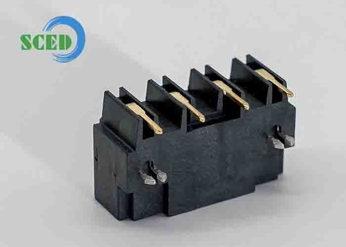 19.2x95mm Plug In Terminal Block containing Poles 2P to 24P and Brass Metal Parts suitable for Electrical Control Panels
