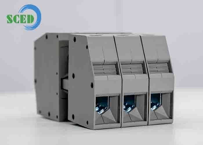 Screw Connection Through Panel Terminal Blocks Featuring PA66 Housing UL 94V 0 and 11mm Stripping Length Providing Electrical Wire Termination