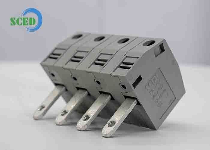 Terminal Width 10.00mm Panel Mounted Terminal Blocks with Nickel Plating Providing Electrical Contact in Harsh Environments