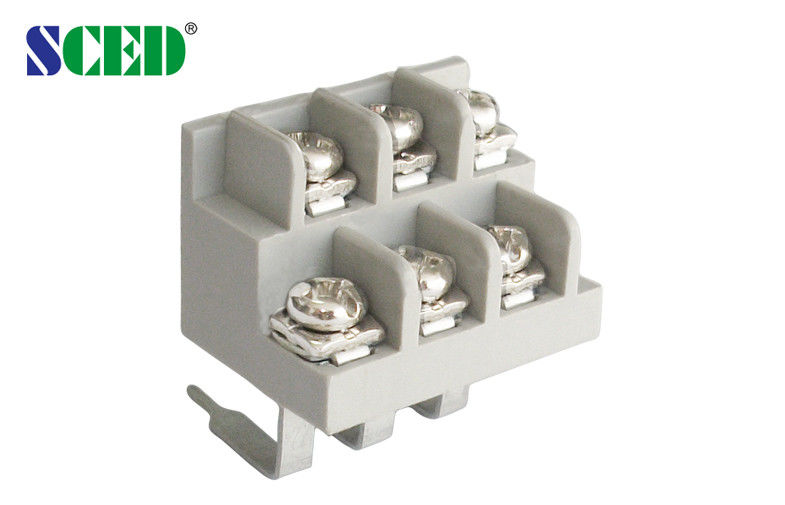 Multi Level Barrier Terminal Block 10a Brass / Tin Plated Pitch 7.62mm