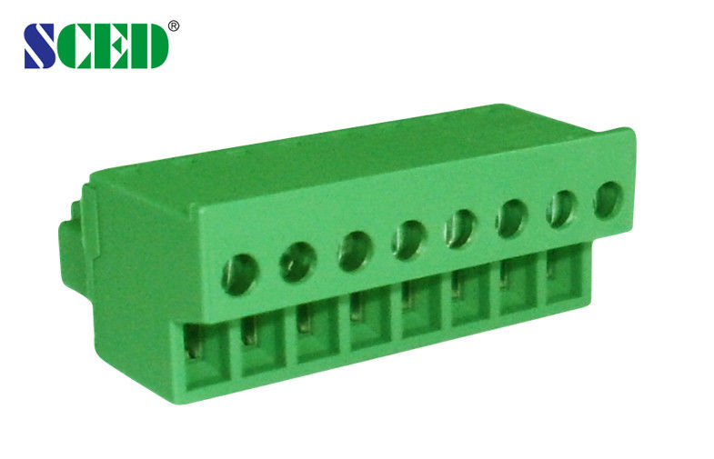 Plug - in Terminal Blocks Male , Female Terminal Block Connector 3.81mm 2P-24P  300V 8A