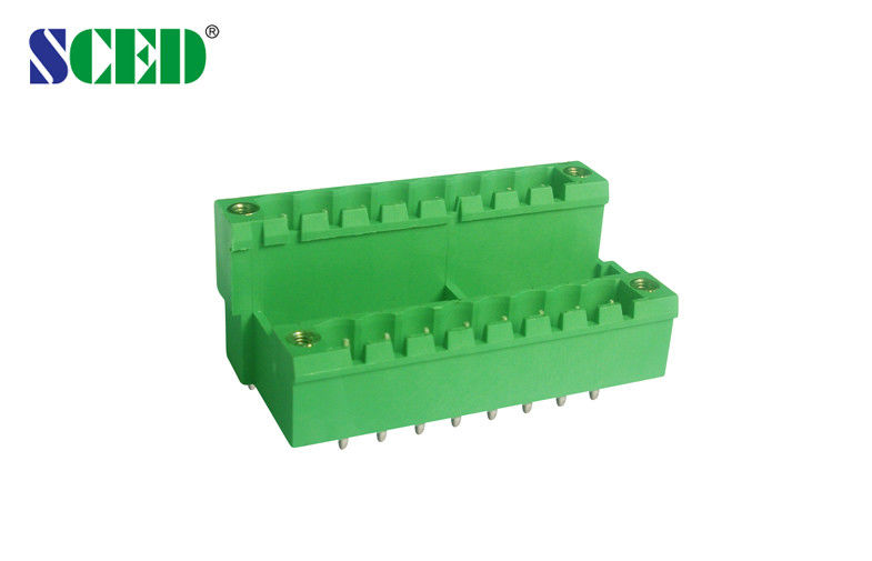 Header   Male Sockets   Plug - in Terminal Block    Pitch 5.08mm   300V 18A   2 x 2P - 22 x 2P
