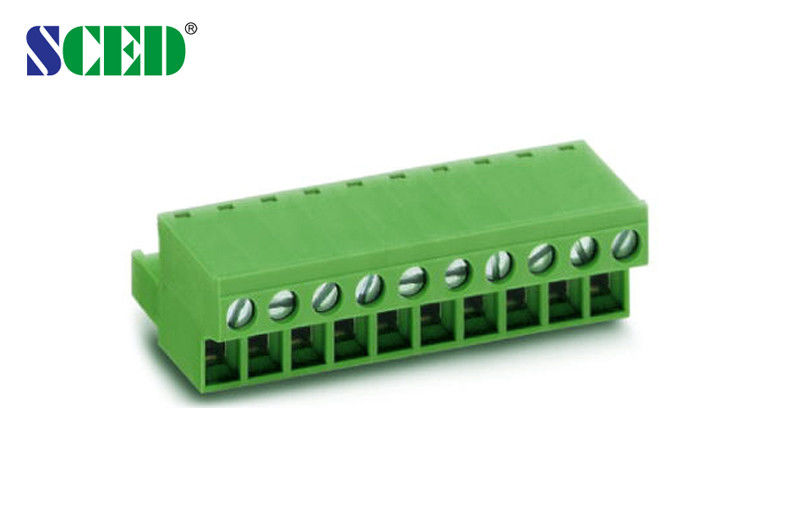 Plug - in Terminal Block    Pitch 5.08mm   300V 18A    2P - 24P    Plug   Female