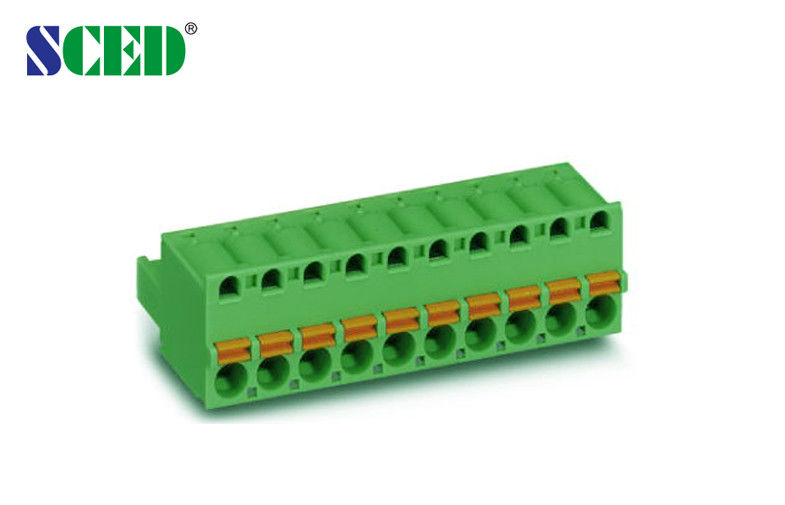 Plug   Female   Block Plug - in Terminal Block   Pitch 5.08mm   300V 18A  2P - 22P  Pluggable Terminal 