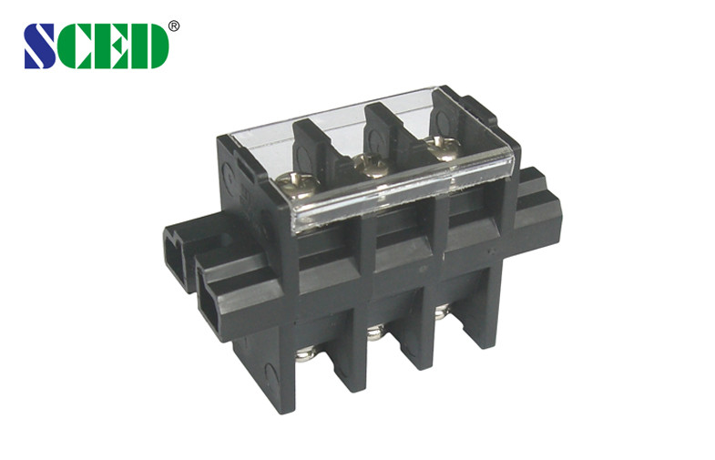 600V 101A Through Panel Terminal Block , 21.0mm Feed Through Terminal ...
