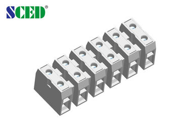 12.00mm Feed Through Terminal Blocks , Panel Mount Power Terminal Block 600V 30A