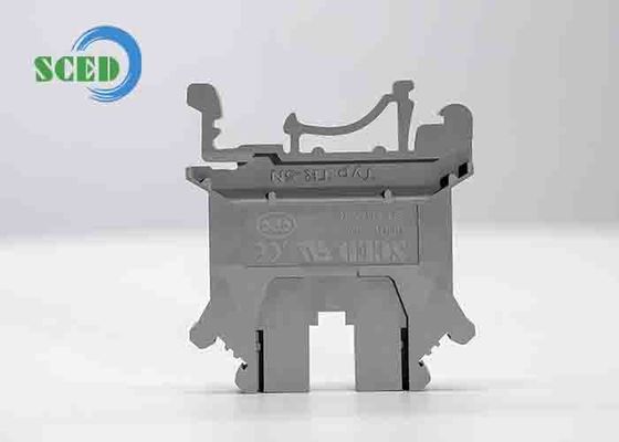 Female Gender Power Distribution Simplified with 10/0.4 mm/in Strip Length Din Rail Terminal Blocks