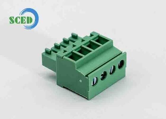 UL94 V-0 Inflammability Pluggable Terminal Block with M2 Screw for 18A Current Rating in High Safety Electrical Systems